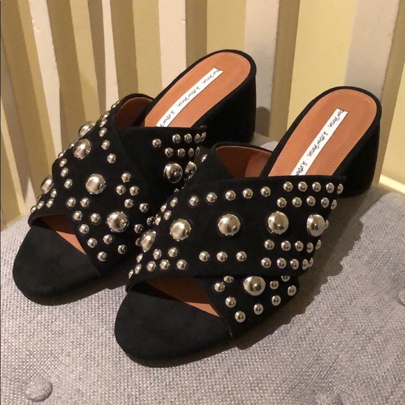 studded mule sandals